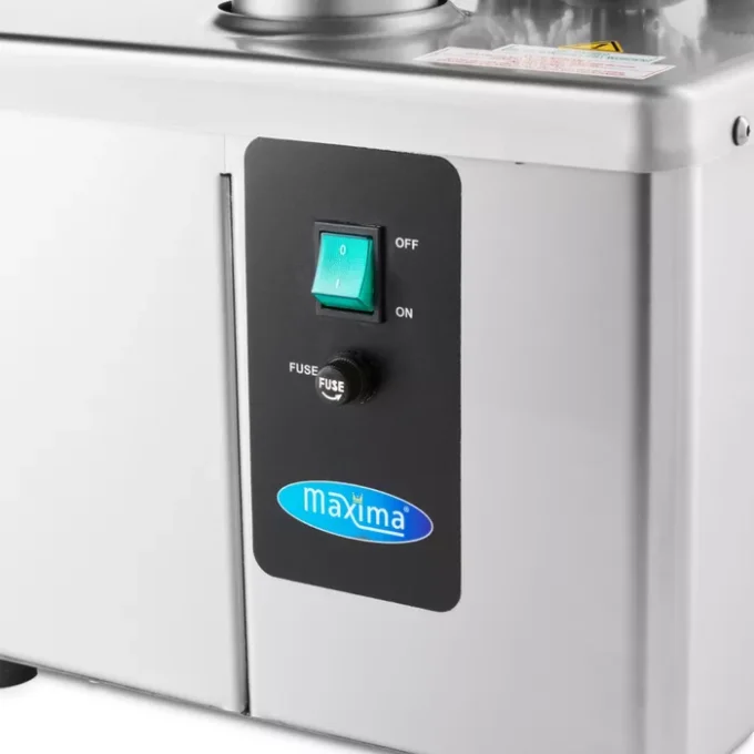 Polisseuse de verre - 8 brosses - 600 verres/heure MAXIMA 09380000