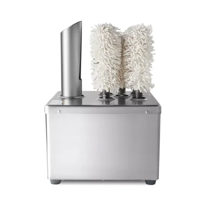 Polisseuse de verre - 5 brosses - 300 verres/heure MAXIMA 09380001