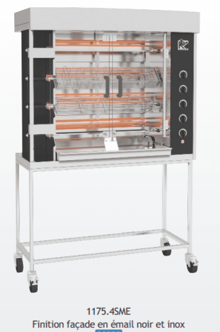 Rôtissoire électrique 4 broches 16/20 poulets ROTISOL 1175-4SME