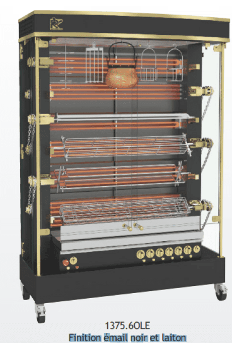 Rôtissoire électriqu 6 broches 30/36 poulets ROTISOL 1375.6OLE