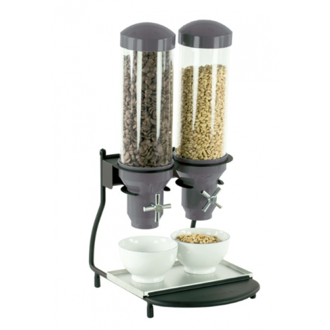 Distributeur de céréales 2 tubes de 3 litres CASSELIN CDC2