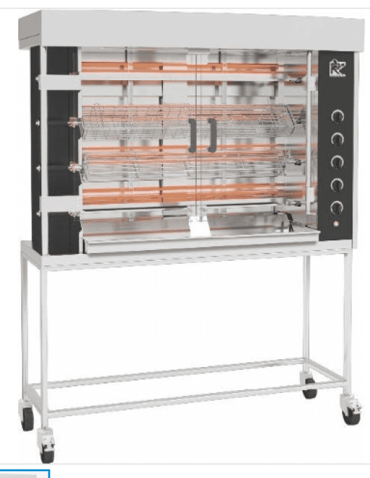 Rôtissoire électrique 4 broches 20/24 poulets ROTISOL 1425-4SME