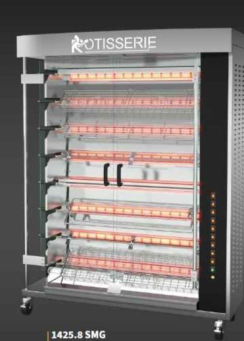 Rôtissoire électrique 8 broches 40/48 poulets ROTISOL 1425-8SME