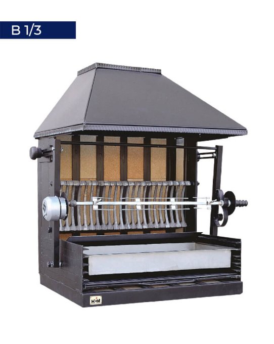 Rôtissoire 1 épée + barbecue 5 poulets MCM B1/3  