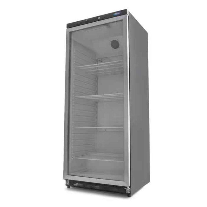 Réfrigérateur 600L litres noir porte verre MAXIMA 09405032 