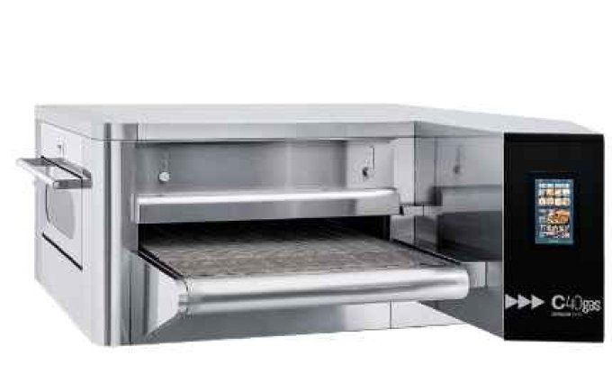 Four tunnel à convection à gaz - 43 pizzas/h  PRISMAFOOD C40-GAS 