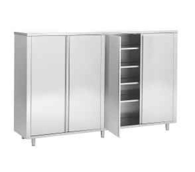 Armoire haute portes battantes Inox AISI 430 FABRINOX