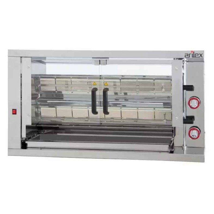 Rôtissoire à gaz 2 broches  8-12 poulets ARILEX 2ASG