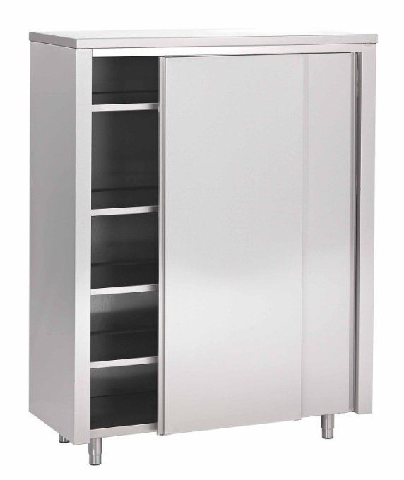 Armoire haute portes coulissantes Inox AISI 430 FABRINOX