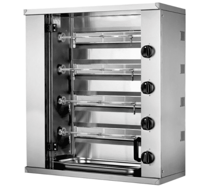 Mini rôtissoire gaz 12 poulets MCM MN4G 