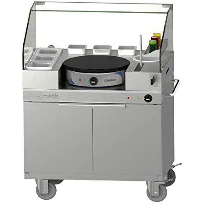 Chariot à crêpière 40 amovible CASSELIN CCHCR40EA