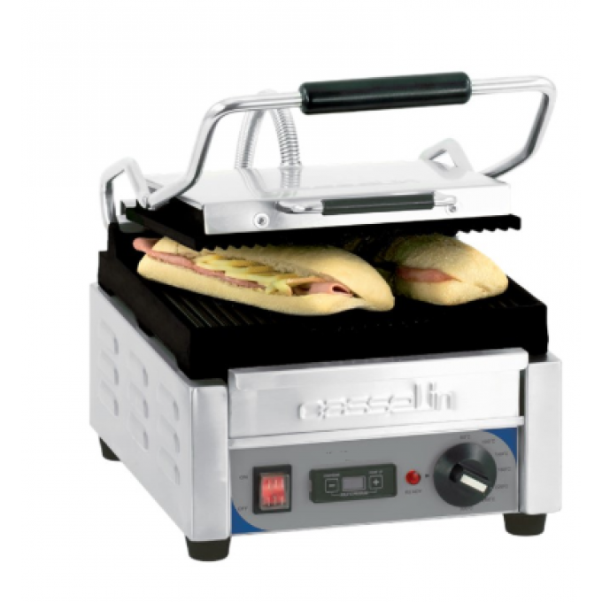 Grill Panini petit premium rainurée/rainurée CGPRRPPT CASSELIN