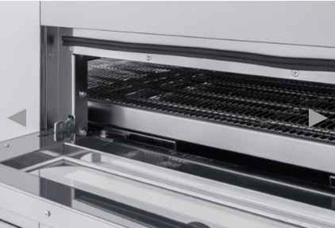 Four tunnel à convection à gaz - 43 pizzas/h  PRISMAFOOD C40-GAS 