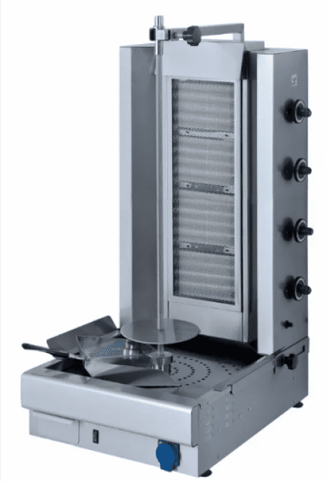 Grill kebab gaz 4 zones VIRTUS 9827N  