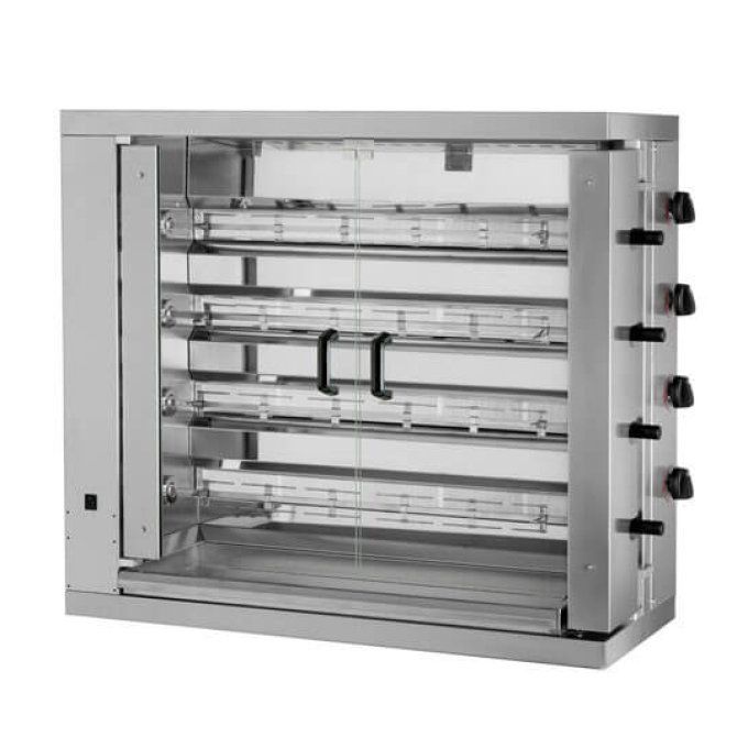 Rôtissoire électrique 4 broches 24 poulets MCM 4EE/4EEN  