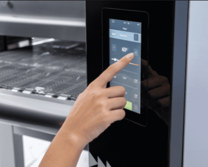 Four à tunnel 206 pizzas/h PRISMAFOOD C80-GAS 