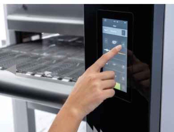 Four tunnel à convection à gaz - 43 pizzas/h  PRISMAFOOD C40-GAS 