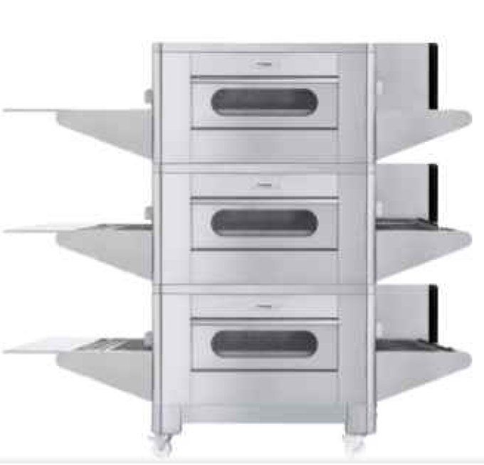 Four tunnel à convection à gaz - 43 pizzas/h  PRISMAFOOD C40-GAS 