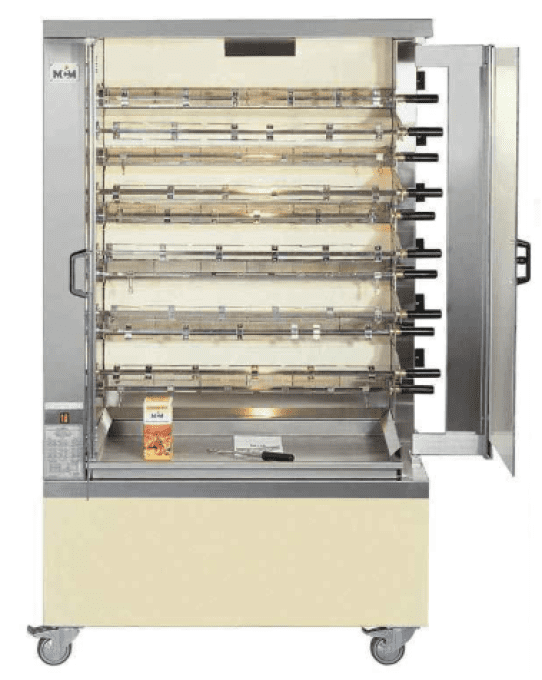 Rôtissoire électrique 6 broches 36 poulets MCM 6EE/6EEN   