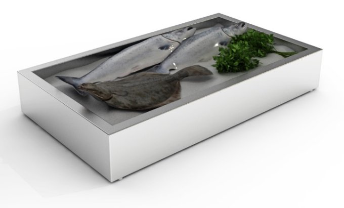 BAC À GLACE PILÉE EN CONSTRUCTION 3/1 GN