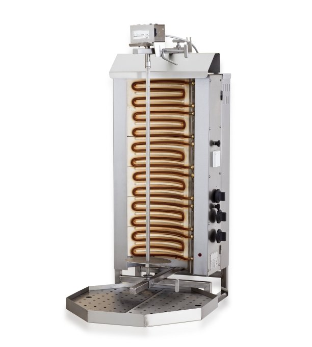 GYROS GRILL ELECTRIQUE MOTEUR AU-DESSUS 6 ZONES DE CHAUFFAGE
