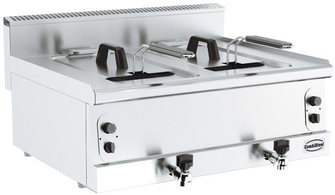 FRITEUSE A GAZ. 2X8L BASE 600 COMBISTEEL 7178.0085