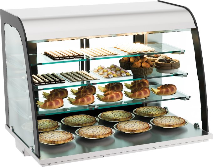 DROP-IN VITRINE NEUTRE 140L OUVERT