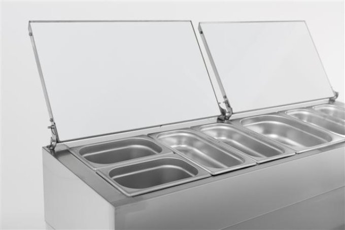 SALADETTE 2 PORTES 6x1/3GN RÉCIPIENT