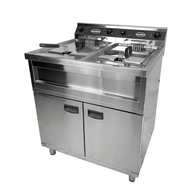 FRITEUSE ÉLECTRIQUE 2X12L 2X6KW COMBISTEEL 7455.0960