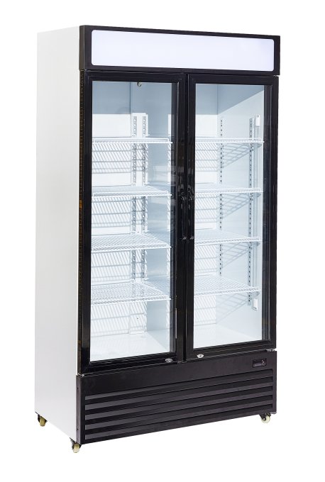 RÉFRIGÉRATEUR 2 PORTES EN VERRE BEZ-750 GD