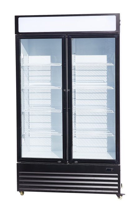 RÉFRIGÉRATEUR 2 PORTES EN VERRE BEZ-750 GD