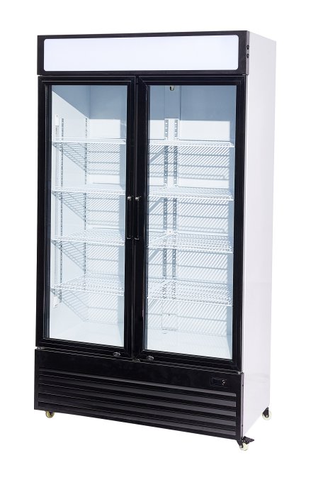 RÉFRIGÉRATEUR 2 PORTES EN VERRE BEZ-750 GD
