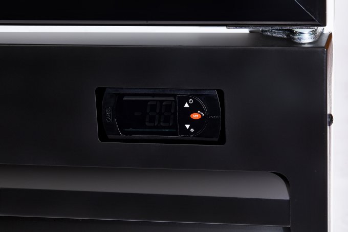 RÉFRIGÉRATEUR 2 PORTES EN VERRE BEZ-750 GD