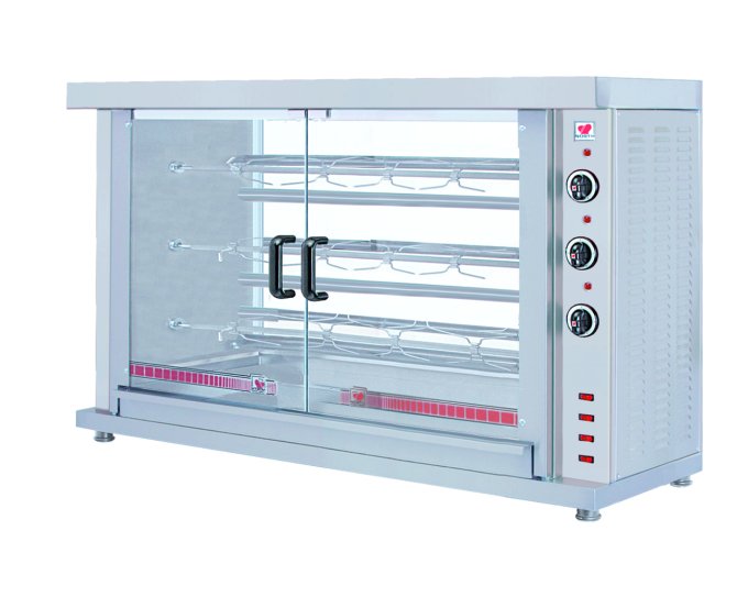 Rôtissoire électrique 3 broches COMBISTEEL 7472.0035