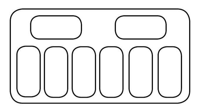VITRINE À CREME GLACÉE IBIZA 8X5 LTR