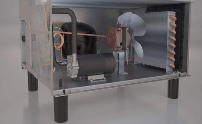 MACHINE À GLAÇONS 32KG/24H