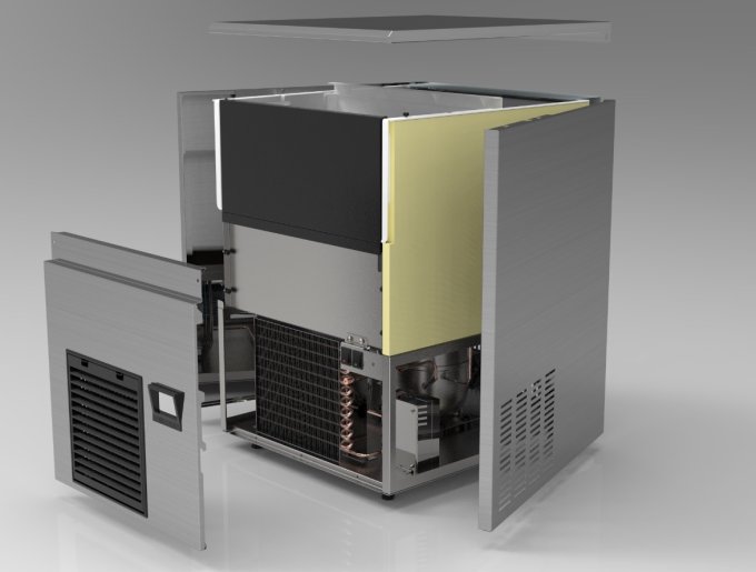 MACHINE À GLAÇONS 47KG/24H