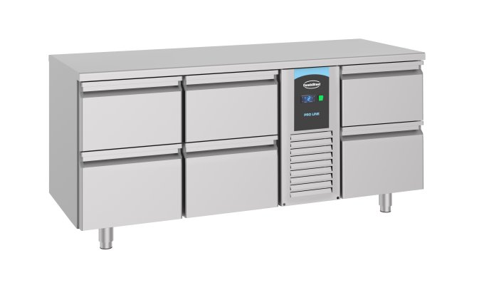 700 TABLE RÉFRIGÉRÉE 6 TIROIRS MONOBLOCK ENERGY LINE