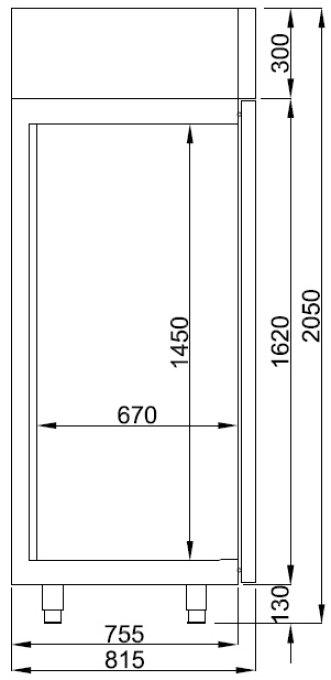 ARMOIRE RÉFRIGÉRÉE POUR LA CONSERVATION DU CHOCOLAT