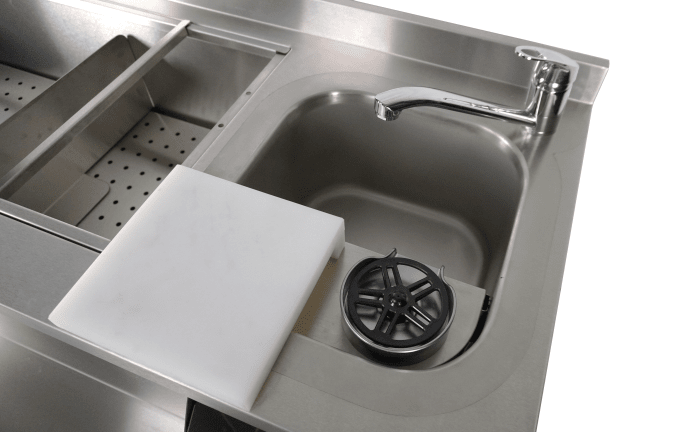 TABLE RÉFRIGÉRÉE 2 PORTES AVEC BAR À COCKTAILS