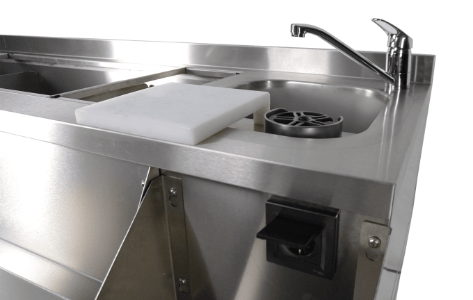 TABLE RÉFRIGÉRÉE 2 PORTES AVEC BAR À COCKTAILS