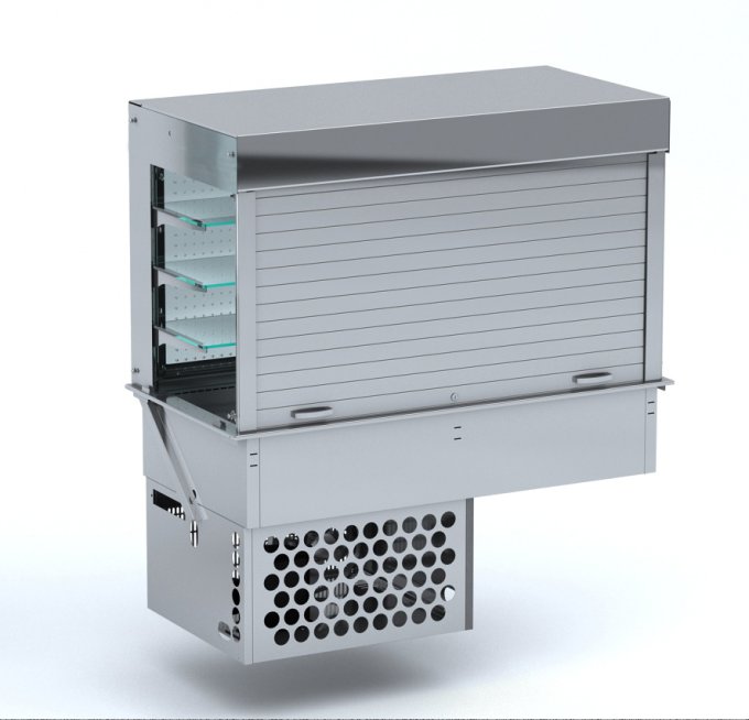 DROP-IN VITRINE CUBIQUE RÉFRIGÉRÉE - LAMES 4/1