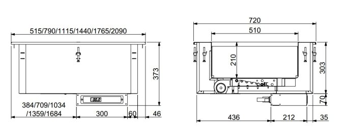 DROP-IN BAIN-MARIE AIR CHAUD 4/1