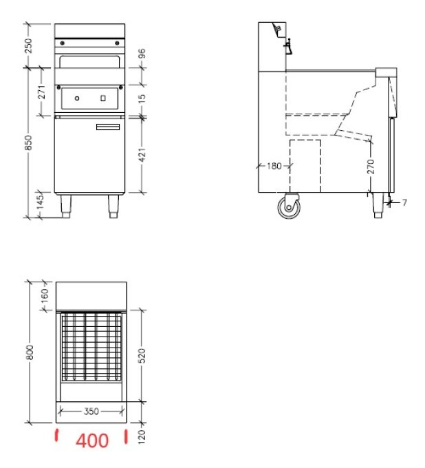 FRITEUSE ÉLECTRIQUES 1X 25L