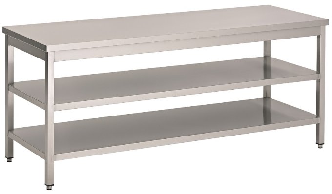 Plan de travail 2 étagères COMBISTEEL 7812.0290