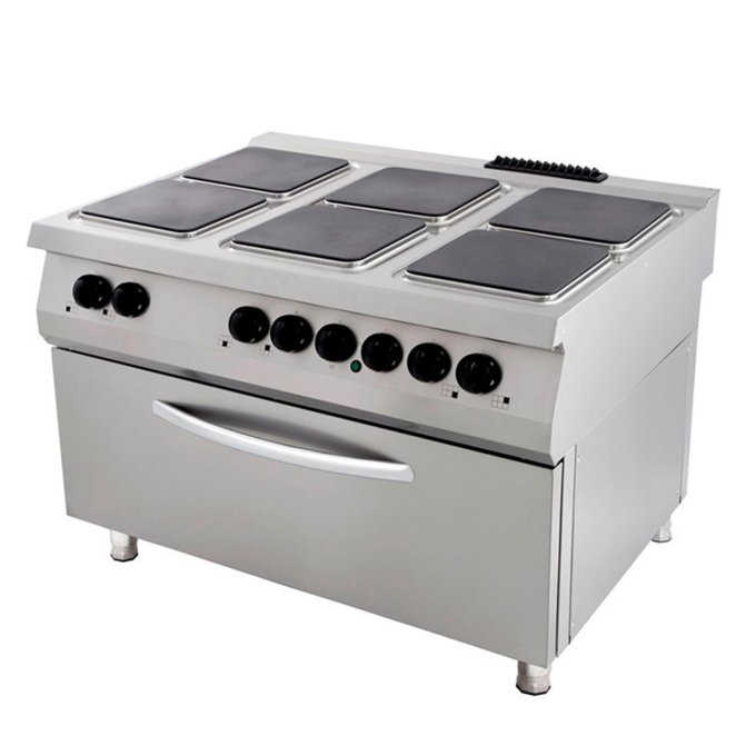 Premium cuisinière 6 brûleurs unité triple prof 90 cm élect. Maxima 09398527