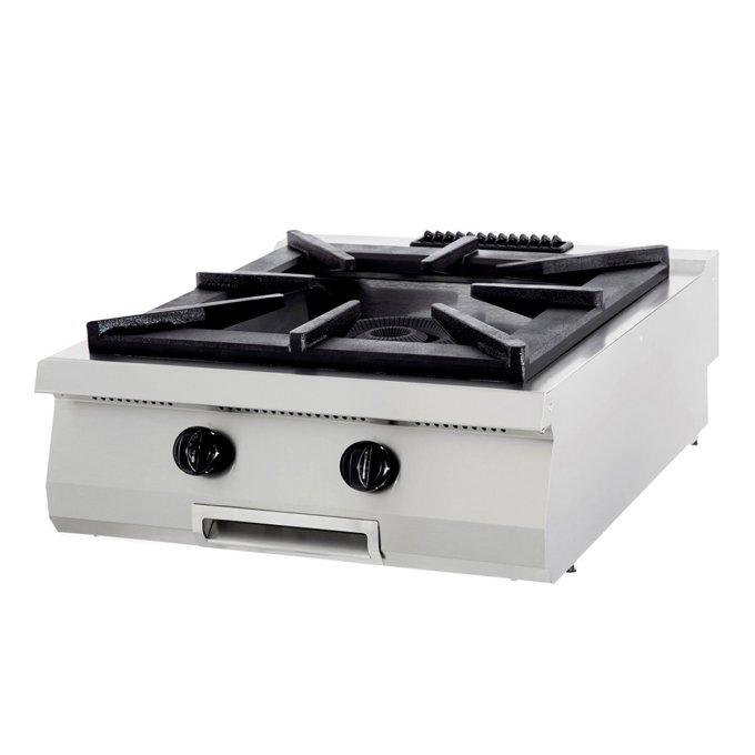 Premium cuisinière, 1 brûleur (unité double) prof. 90 cm, gaz, Maxima 09398518
