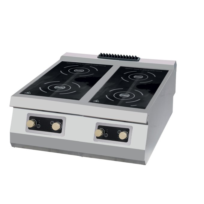 Premium cuisinière à induction 4 brûleurs (unité double) prof. 90 cm électrique Maxima 09398556