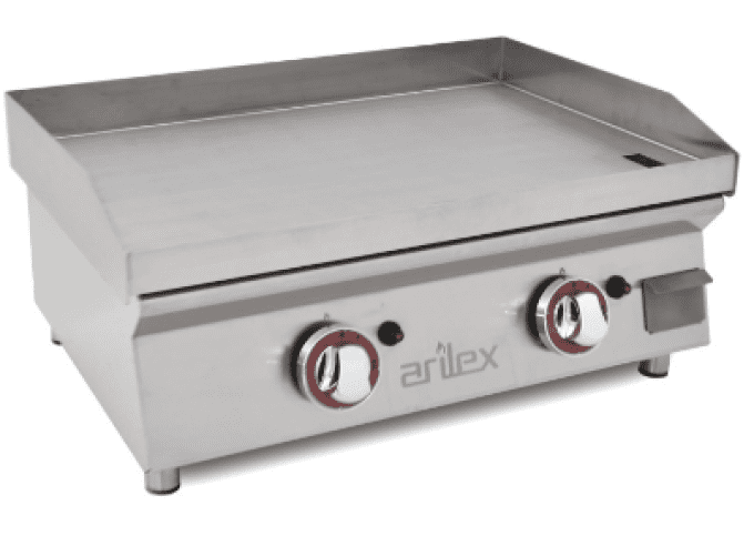 Plancha gaz 60cm acier rectifié ARILEX 60PGRN
