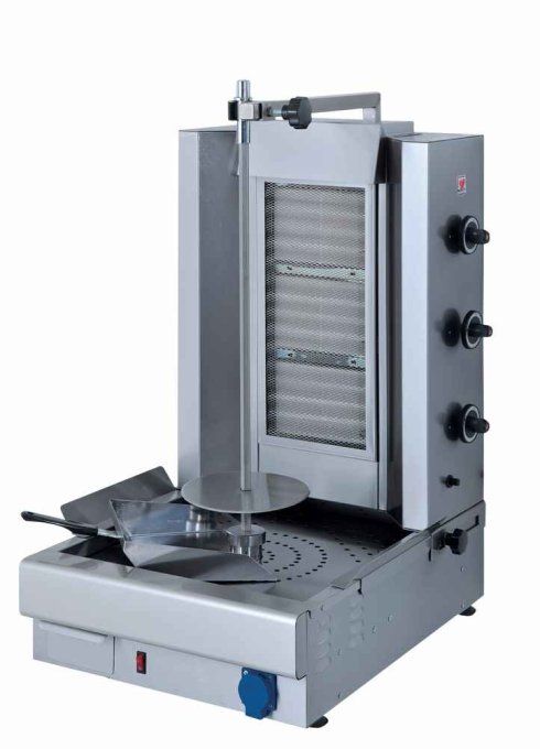 Grill kebab gaz avec 3 zones VIRTUS 9826N 